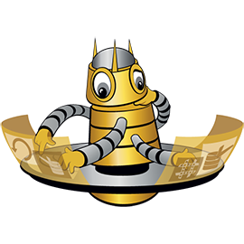 Hiro, our bright gold robot-alien of DBA greatness
